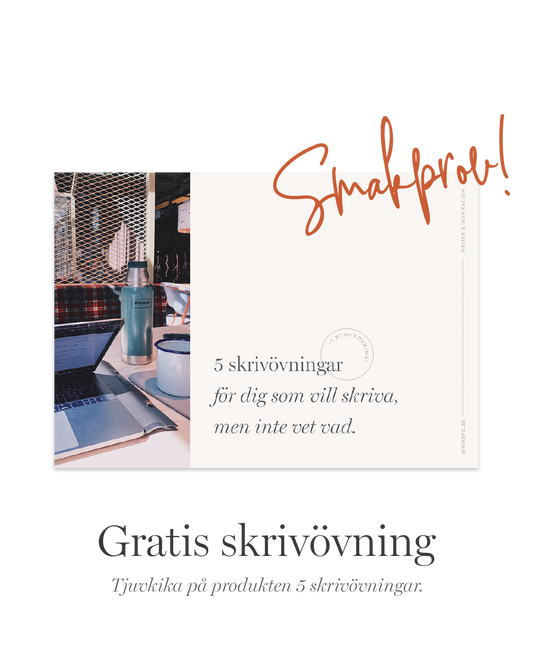 Gratis skrivövning: Poddpurri