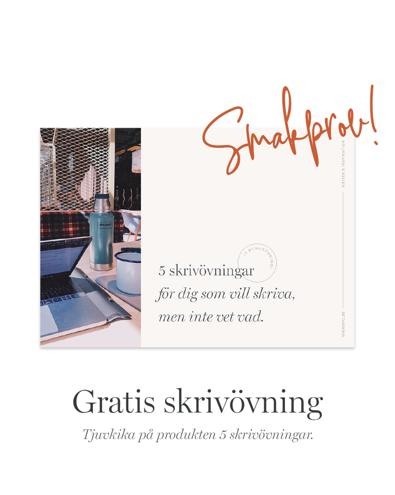 Gratis skrivövning: Poddpurri