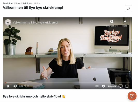 Bye bye skrivkramp! – digital kurs